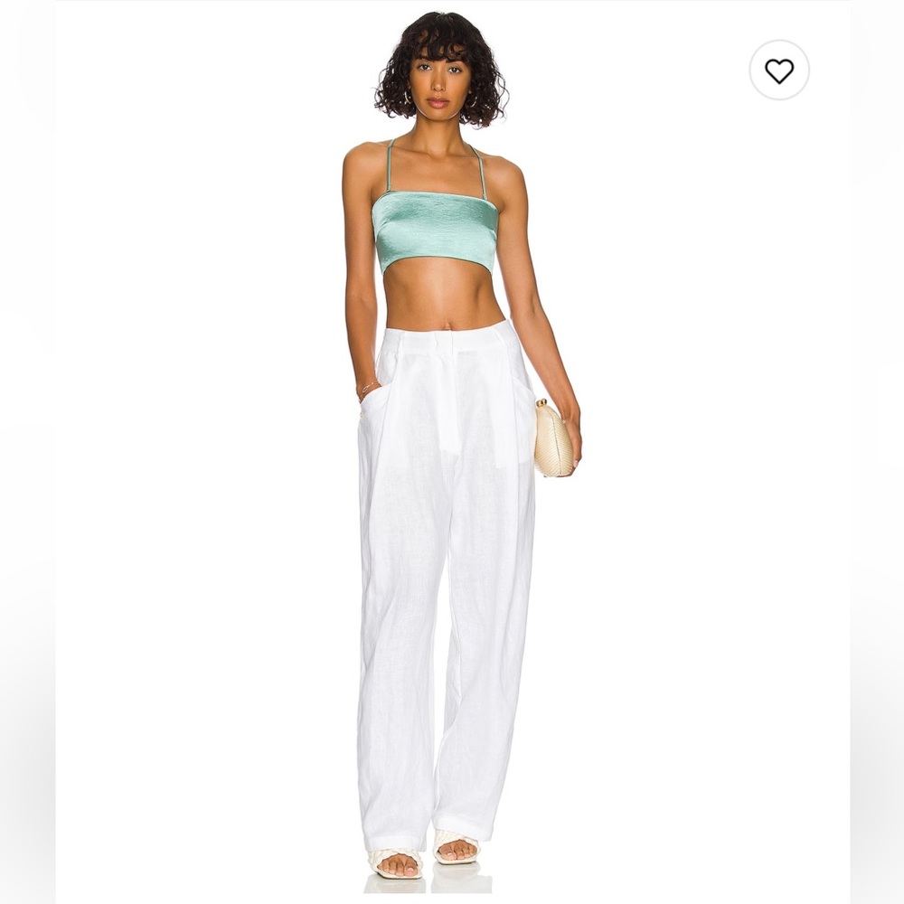 Lovers and friends Satin crop top